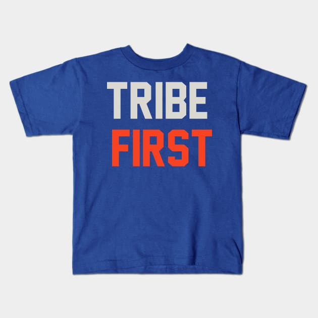 Tribe First T-Shirt Kids T-Shirt by shewpdaddy